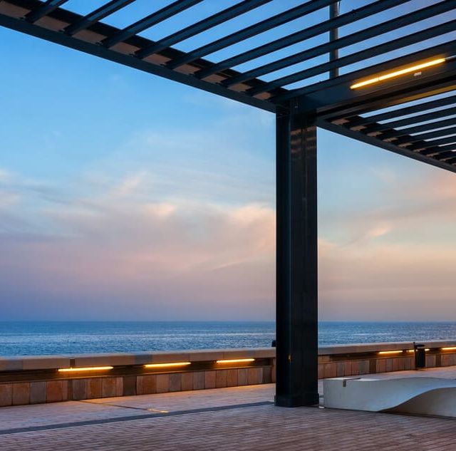 Pérgola en terraza de ático